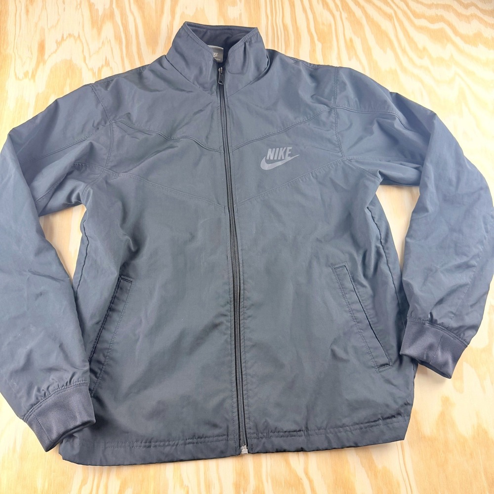 Nike Sportswear Mens Windrunner Full Zip Windbreaker Jacket Black 274009-010 M